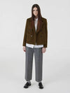 Short double jacket camel brown - VOYONN - BALAAN 1