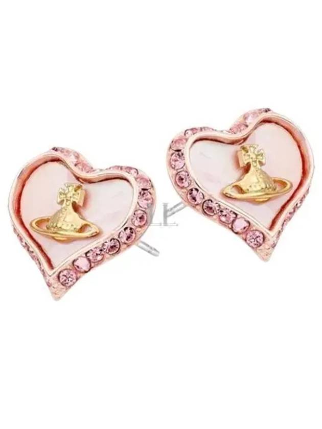 Petra Stud Earrings Rose Pink - VIVIENNE WESTWOOD - BALAAN 2