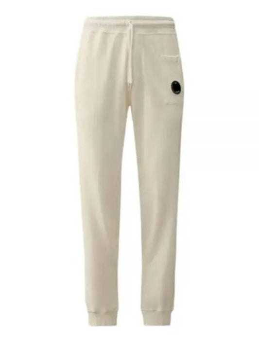 Light Fleece Utility Track Pants White - CP COMPANY - BALAAN 2