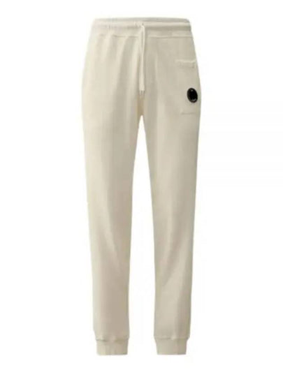 Light Fleece Utility Track Pants White - CP COMPANY - BALAAN 2