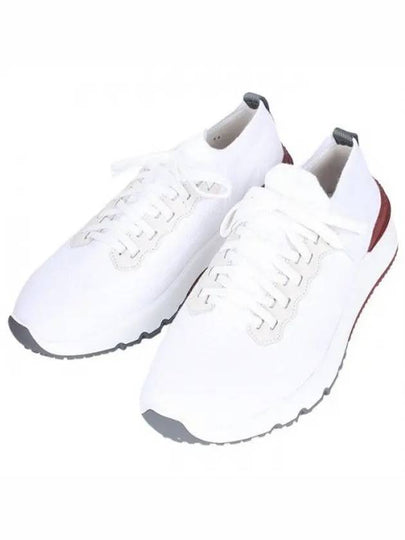 Knit Running Sneakers White - BRUNELLO CUCINELLI - BALAAN 2