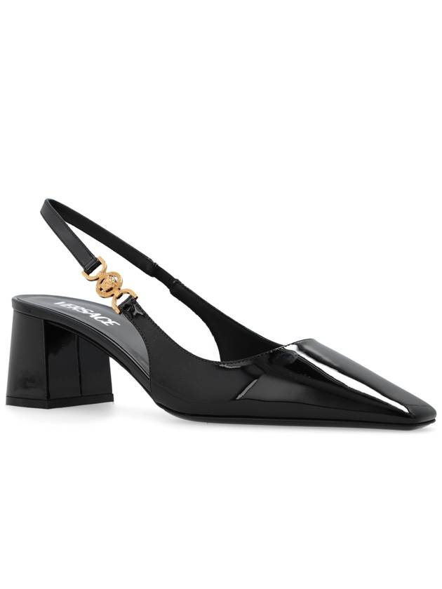 Versace Leather Pumps, Women's, Black - VERSACE - BALAAN 4