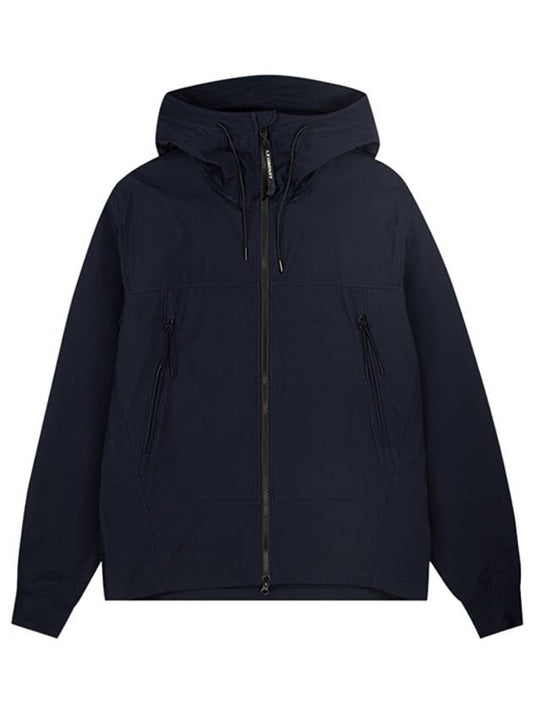 Men's Goggles Hooded Jacket Navy - CP COMPANY - BALAAN 2