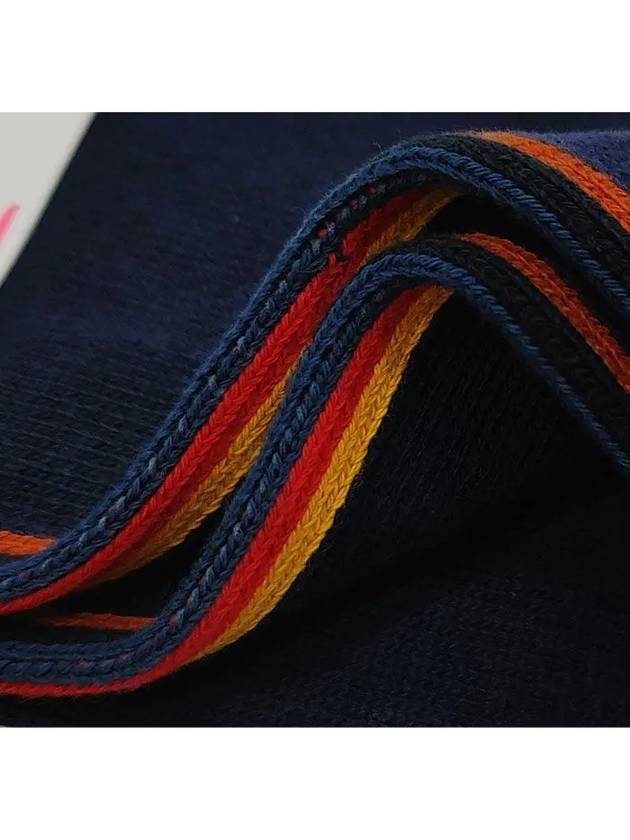 Striped Cotton Blend Socks Navy - PAUL SMITH - BALAAN 4