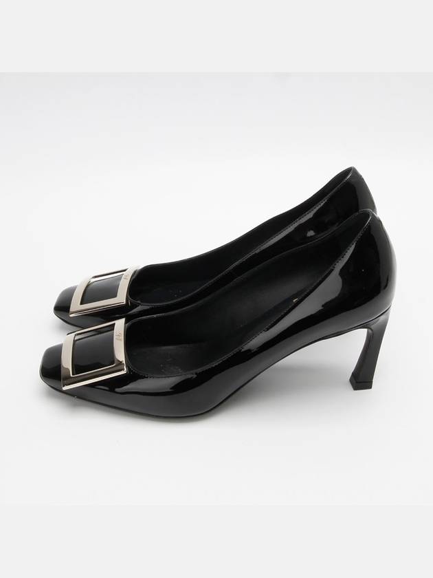 Belle Vivier Patent Flat Black 1226hva - ROGER VIVIER - BALAAN 3