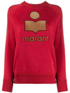 Milly Big Logo Print Sweatshirt Red - ISABEL MARANT - BALAAN 1