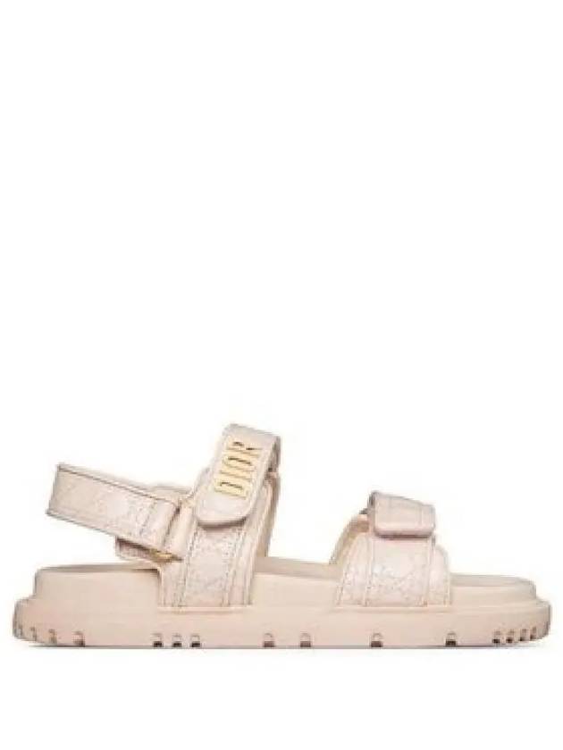 Dioract Cannage Calfskin Sandals Quartz Pink - DIOR - BALAAN 2