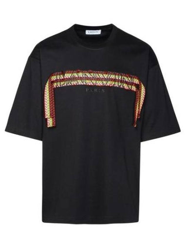 Short Sleeve T Shirt RMTS0026J198 10 Black - LANVIN - BALAAN 1