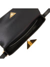 Leather Shoulder Bag Black - PRADA - BALAAN 7