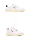 Medalist Black Tab Low Top Sneakers White - AUTRY - BALAAN 5