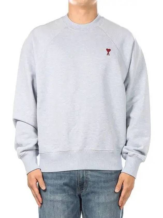 Men s Heart Logo Sweatshirt 270400 - AMI - BALAAN 1