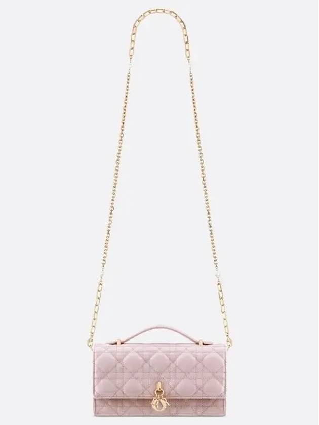 Miss Cannage Lambskin Mini Bag Pale Pink - DIOR - BALAAN 5