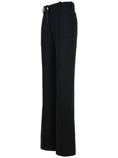 Patou Black Wool Blend Flare Pants - PATOU - BALAAN 2