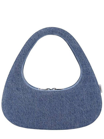 Coperni 'Denim Baguette Swipe Bag' Handbag - COPERNI - BALAAN 1