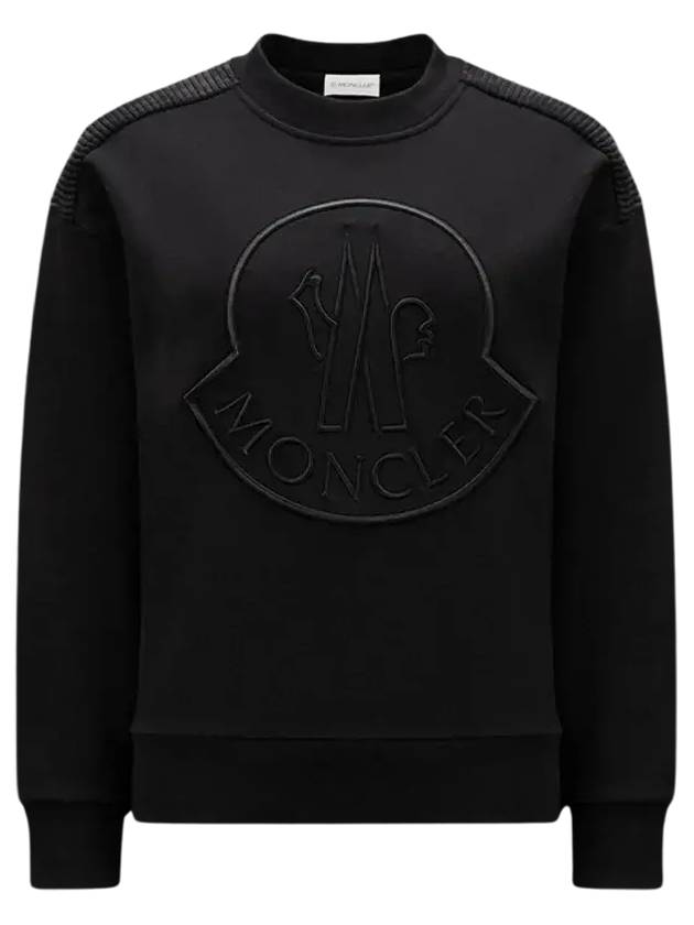 23FW embroidered logo sweatshirt 8G00042 899U5 999 - MONCLER - BALAAN 1