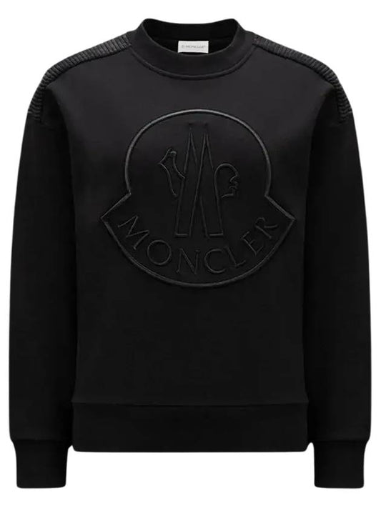 23FW embroidered logo sweatshirt 8G00042 899U5 999 - MONCLER - BALAAN 1