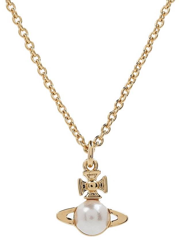 Balbina Pearl Pendant Necklace Gold - VIVIENNE WESTWOOD - BALAAN 4