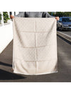 GG Jacquard Wool Silk Muffler Ivory - GUCCI - BALAAN 9