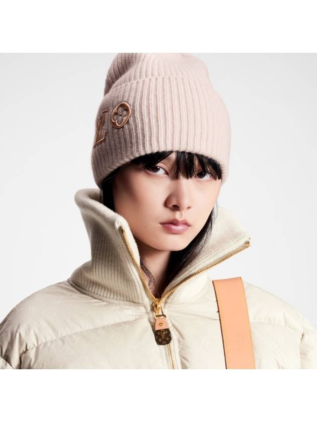 LV Headline Beanie Beige - LOUIS VUITTON - BALAAN 7