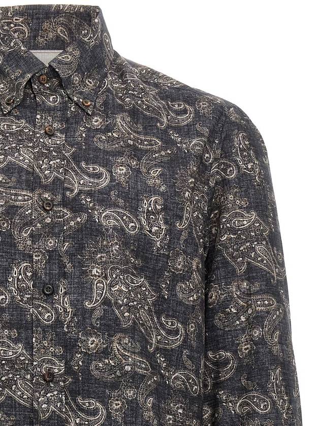 Brunello Cucinelli Paisley Shirt - BRUNELLO CUCINELLI - BALAAN 3