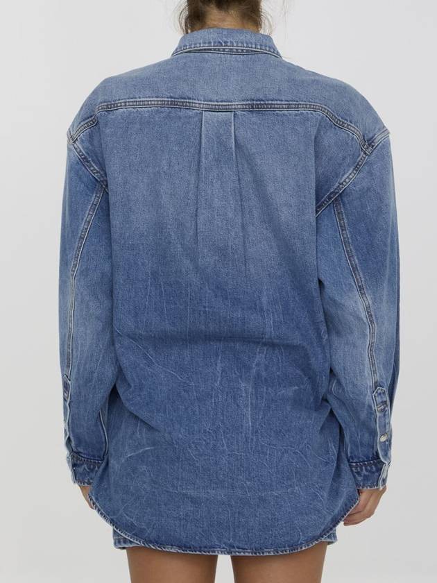 Denim Mini Dress - ALEXANDER WANG - BALAAN 4