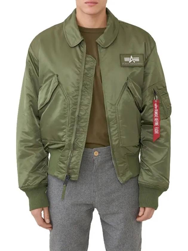 Alpha Cwu 45 P Flight Jacket MJC22000C1 SAGE - ALPHA INDUSTRIES - BALAAN 3