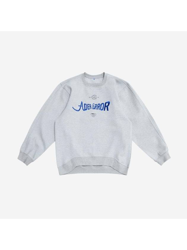 Verif Logo Sweatshirt Grey - ADER ERROR - BALAAN 1