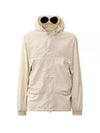 Flatt Nylon Goggle Over Long Sleeve Shirt Beige - CP COMPANY - BALAAN 2