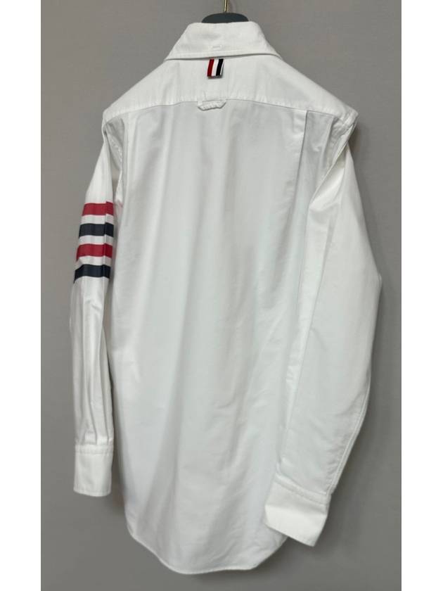 striped zip up shirt 1 - THOM BROWNE - BALAAN 5