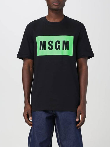 T-shirt di cotone con logo Msgm - MSGM - BALAAN 1