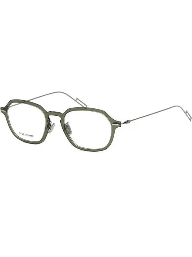 Glasses frame DISAPPEAR04 1ED transparent horn rim green square - DIOR - BALAAN 7