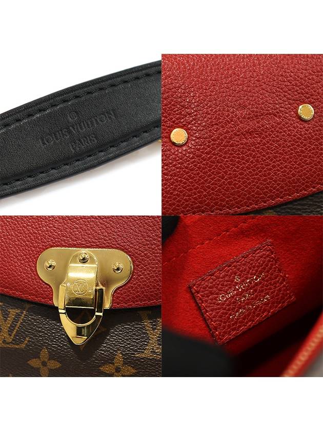 M41201 Monogram Canvas Cherry Red Palace Chain Shoulder Bag - LOUIS VUITTON - BALAAN 7