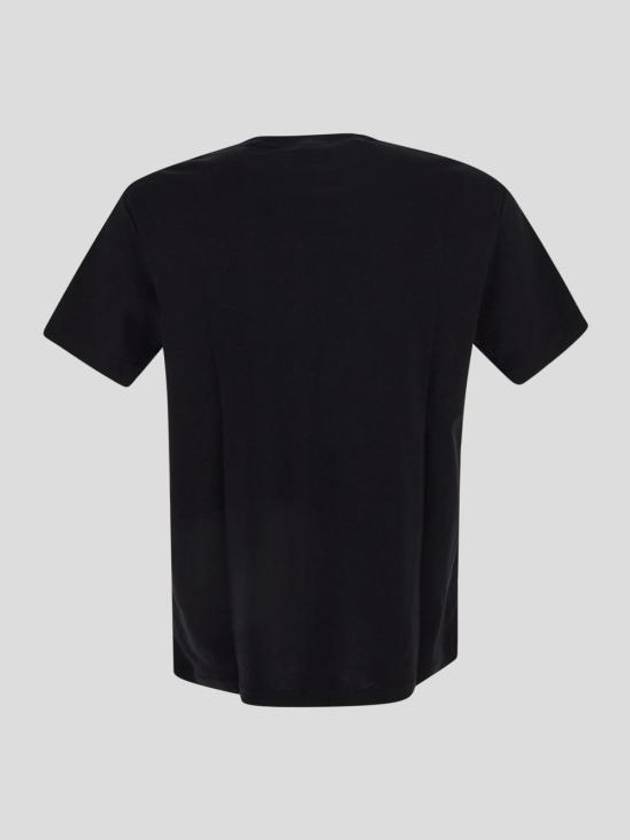 Lewis Cotton Short Sleeve T-Shirt Black - A.P.C. - BALAAN 3