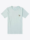 Dressed Fox Patch Classic Short Sleeve T-Shirt Blue Haze - MAISON KITSUNE - BALAAN 2