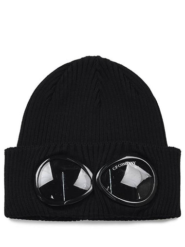 Goggle Beanie Black - CP COMPANY - BALAAN 1