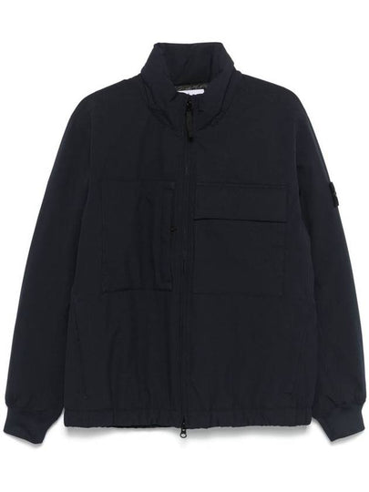 Soft Shell Pocket Jacket Navy - STONE ISLAND - BALAAN 2