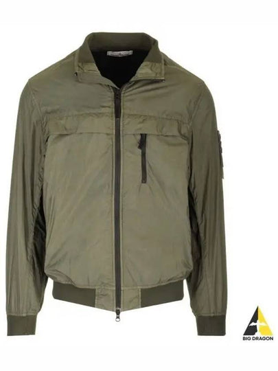 Compass Badge Pleated Windbreaker Khaki - STONE ISLAND - BALAAN 2