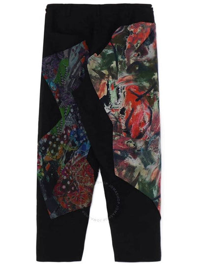 Yohji Yamamoto Men's Black Y-Patchwork P.L Pants, Brand Size 2 (Small) - YOHJI YAMAMOTO - BALAAN 2