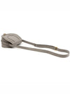 CHC21AS680F01053 Cashmere Gray Grain Calfskin Gold plated Marci Saddle Small Cross Bag - CHLOE - BALAAN 4