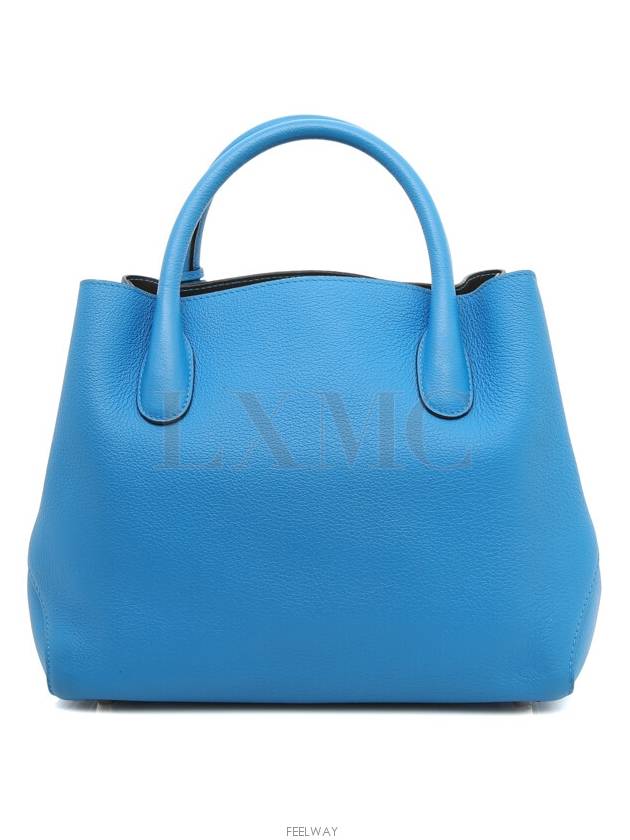 Classic open bar Diorsimo blue silver tote cross bag - DIOR - BALAAN 4