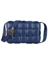 Gold Padded Cassette Cross Bag Navy - BOTTEGA VENETA - BALAAN 2