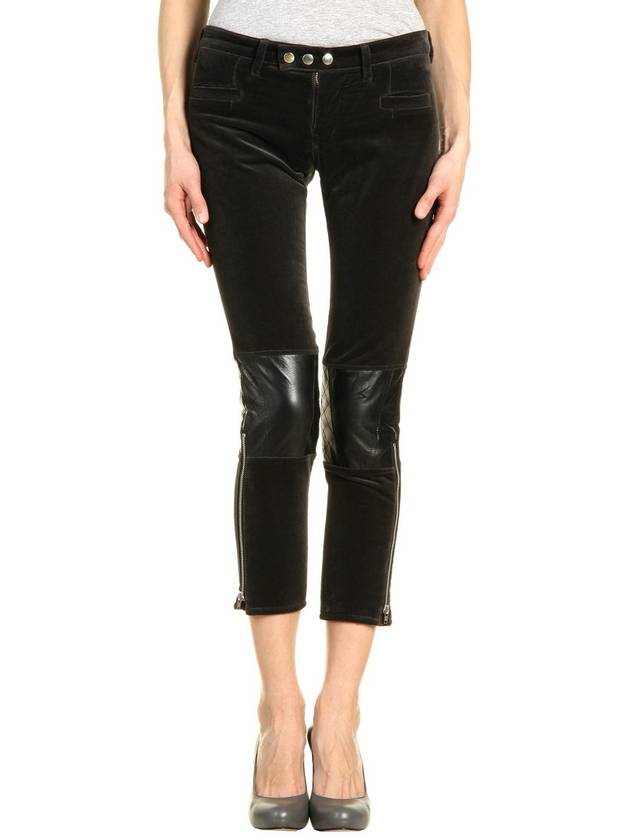 Leather Docking Velvet Pants - UNDERCOVER - BALAAN 7