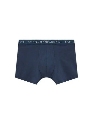 UNDERWEAR Men s Embossed Logo Band Long Drawn Marine - EMPORIO ARMANI - BALAAN 1