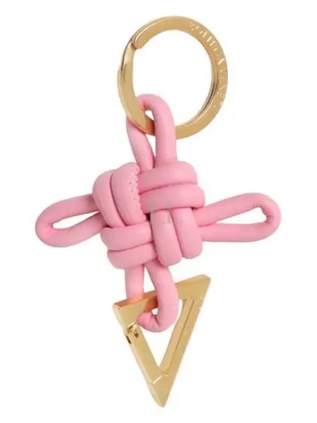 Triangle Nappa Key Holder Pink - BOTTEGA VENETA - BALAAN 2