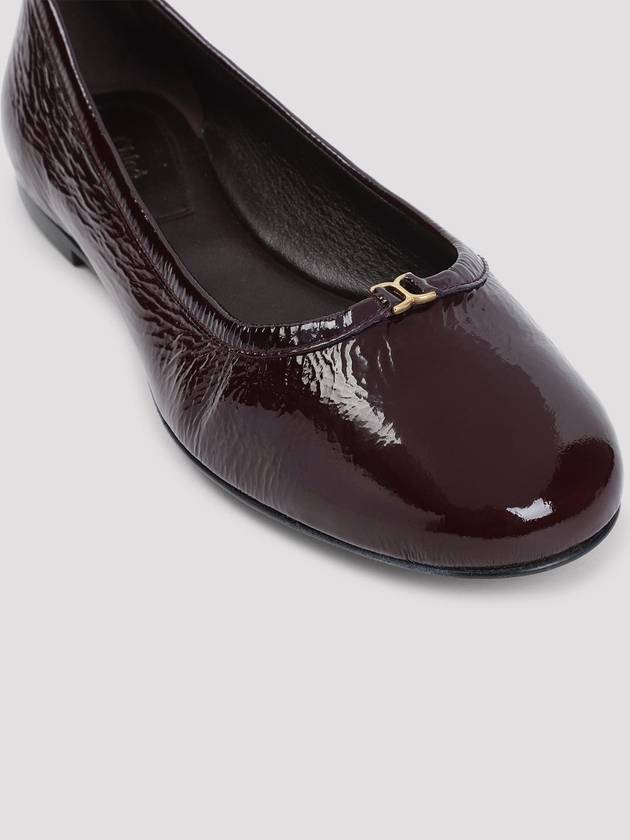 Marcie Leather Flat Plum Purple - CHLOE - BALAAN 5