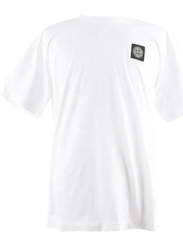 Wappen Logo Patch Short Sleeve T-Shirt White - STONE ISLAND - BALAAN 2