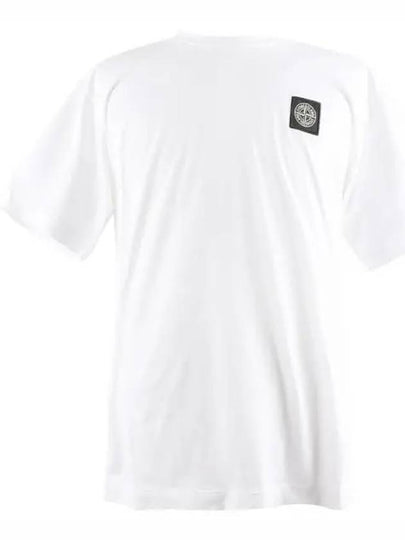 Wappen Logo Patch Short Sleeve T-Shirt White - STONE ISLAND - BALAAN 2