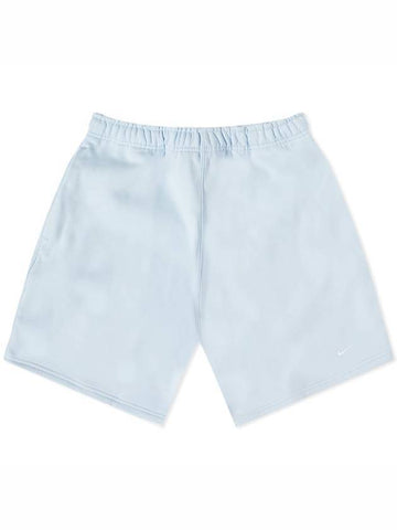 NRG Solo Swoosh Fleece Shorts Celestine Blue - NIKE - BALAAN 1