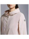 Fegeo Logo Patch Zip Up Hoodie Light Pink - MONCLER - BALAAN 3