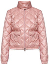 BINIC lightweight short padding light pink - MONCLER - BALAAN.